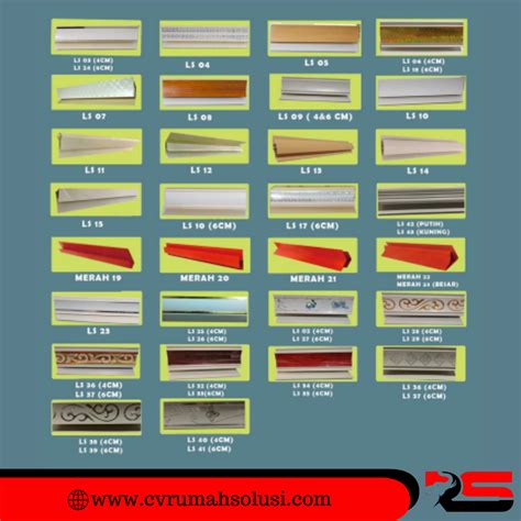 Jual Lis Plafon Pvc Murah & Terbaik .